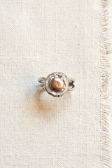 Molten Gold & Sterling Silver Ring