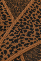 Cashmere Leopard Neckerchief