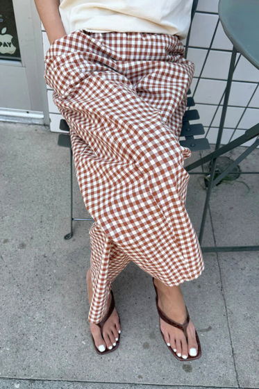 Gingham Arc Pants