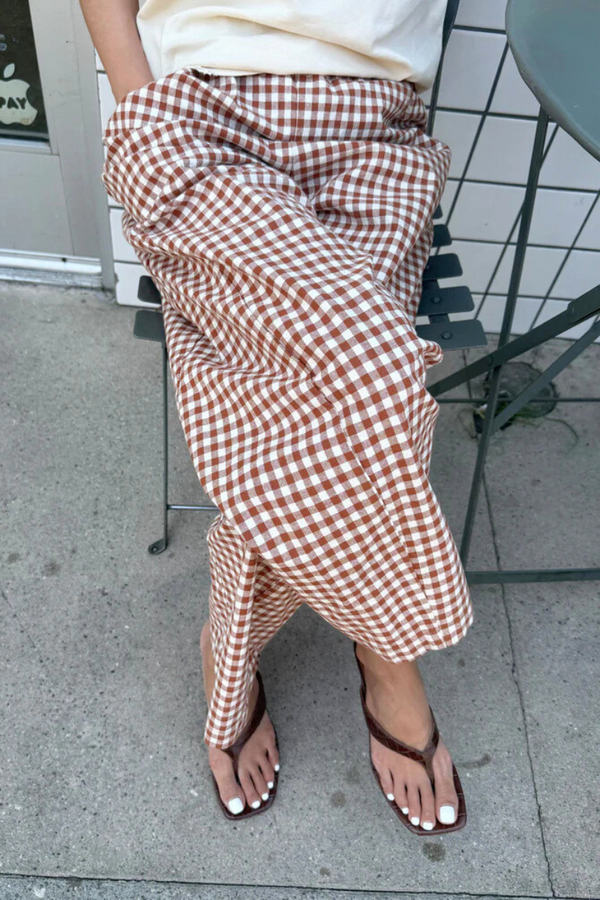Gingham Arc Pants
