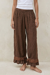 Eyelet Embroidery Trousers