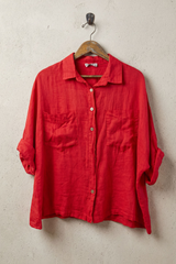Two Pocket Linen Shirt