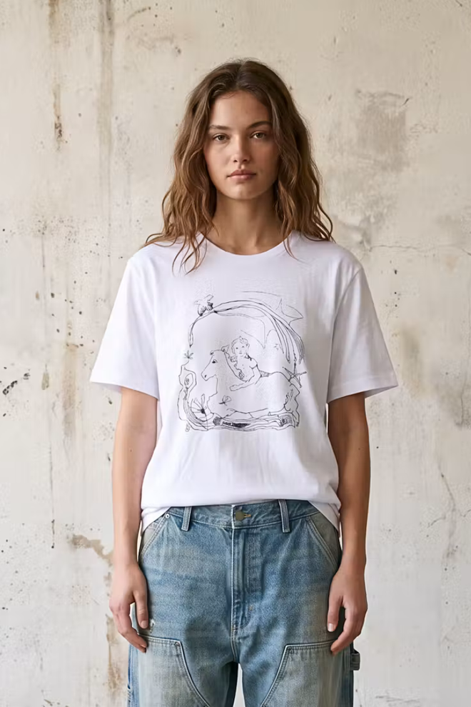 W's Regular Fit Bella + Canvas Silk Screen Tee
