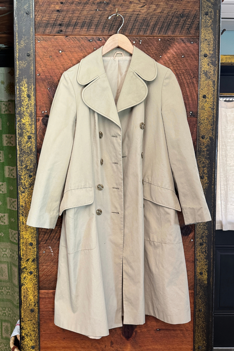 Vintage French Trench Coat