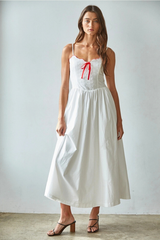 Woven Eyelet Detailed Maxi