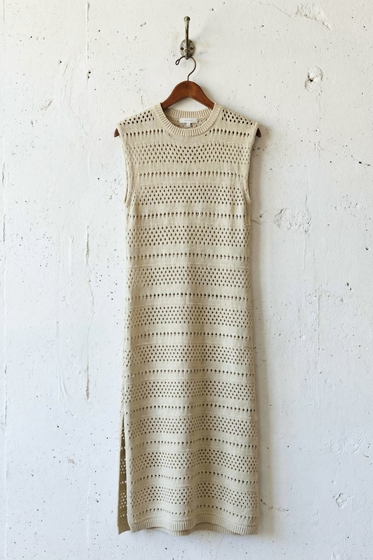 Crochet Midi Dress