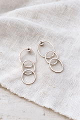 Sterling Layered Studs