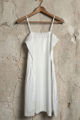 French 1930s Cotton Lace Chemise Dress