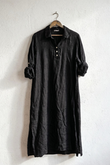 Collar Linen Dress