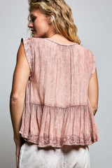 Vintage Washed Linen Tank