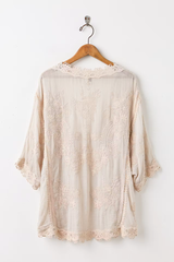 Embroidered Crochet Blouse