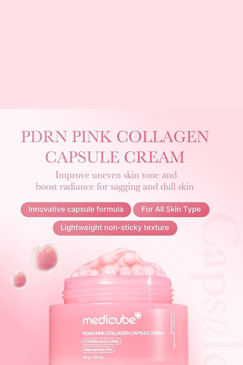 Medicube Salmon Dna Pdrn Pink Collagen Capsule Cream