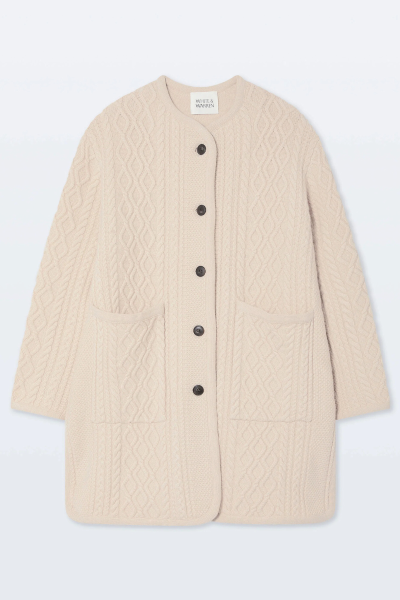 Merino Luxe Cable Coat
