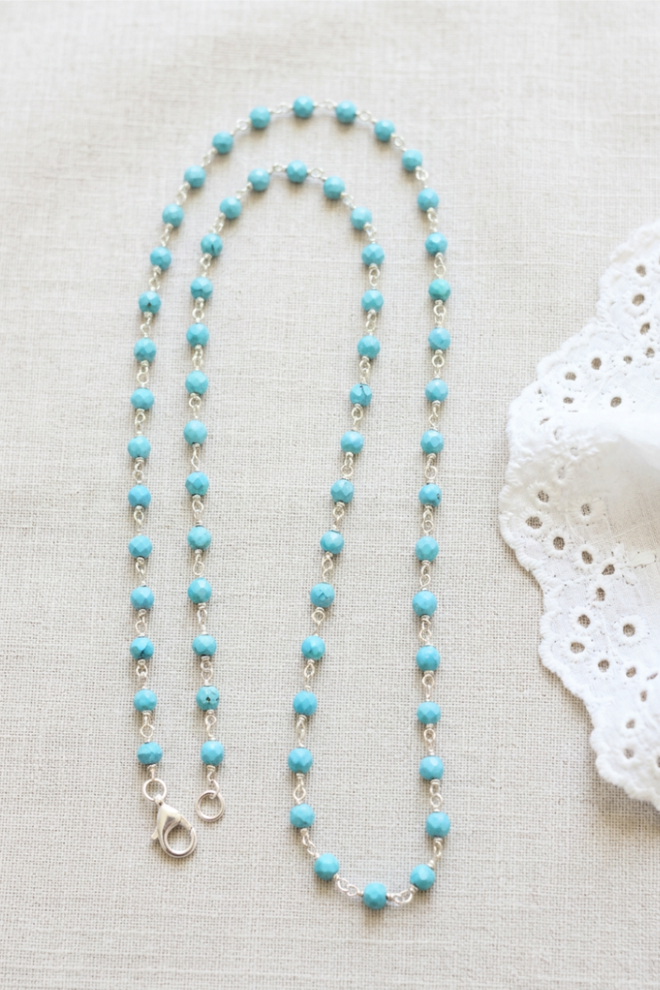 Turquoise  Simple Necklace