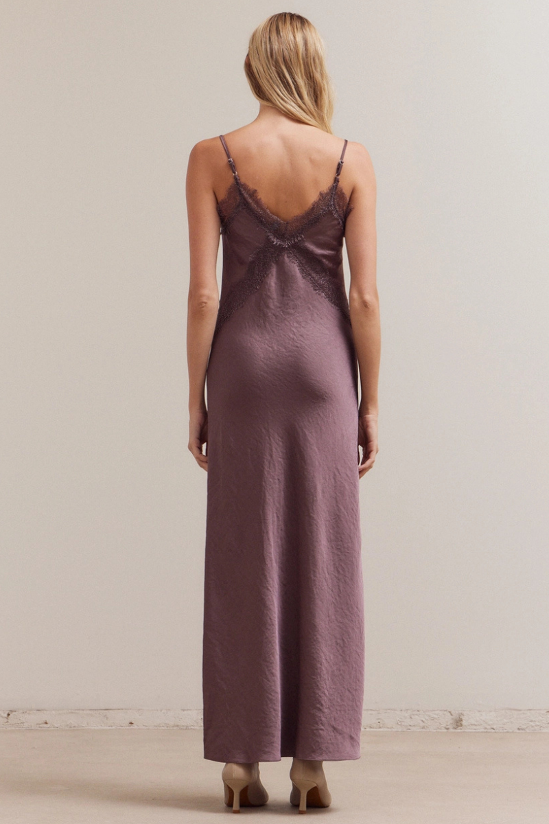 Maxi Satin Dress