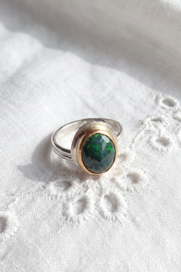 Deep Opal Sea Ring