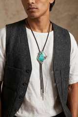 Natural Turquoise Bolo-Unisex