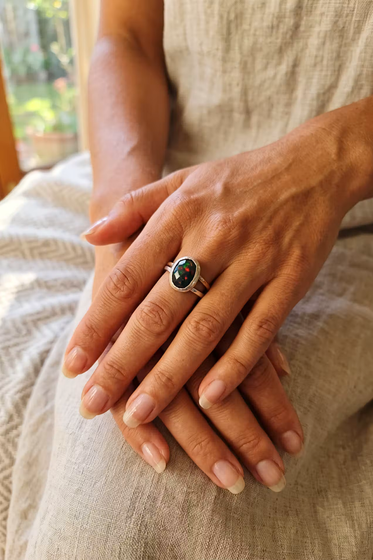 Opal Sunset Ring