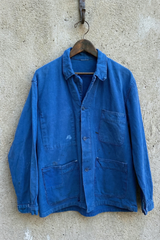 Unisex Vintage French Workwear Jacket Indigo