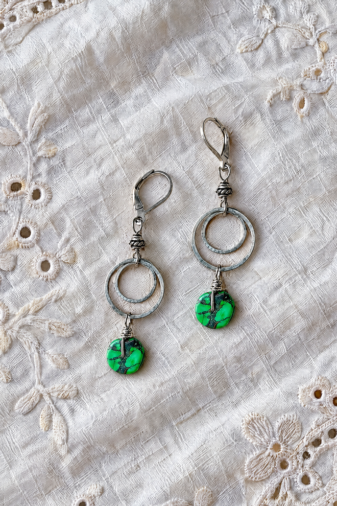 Green Coin Turquoise