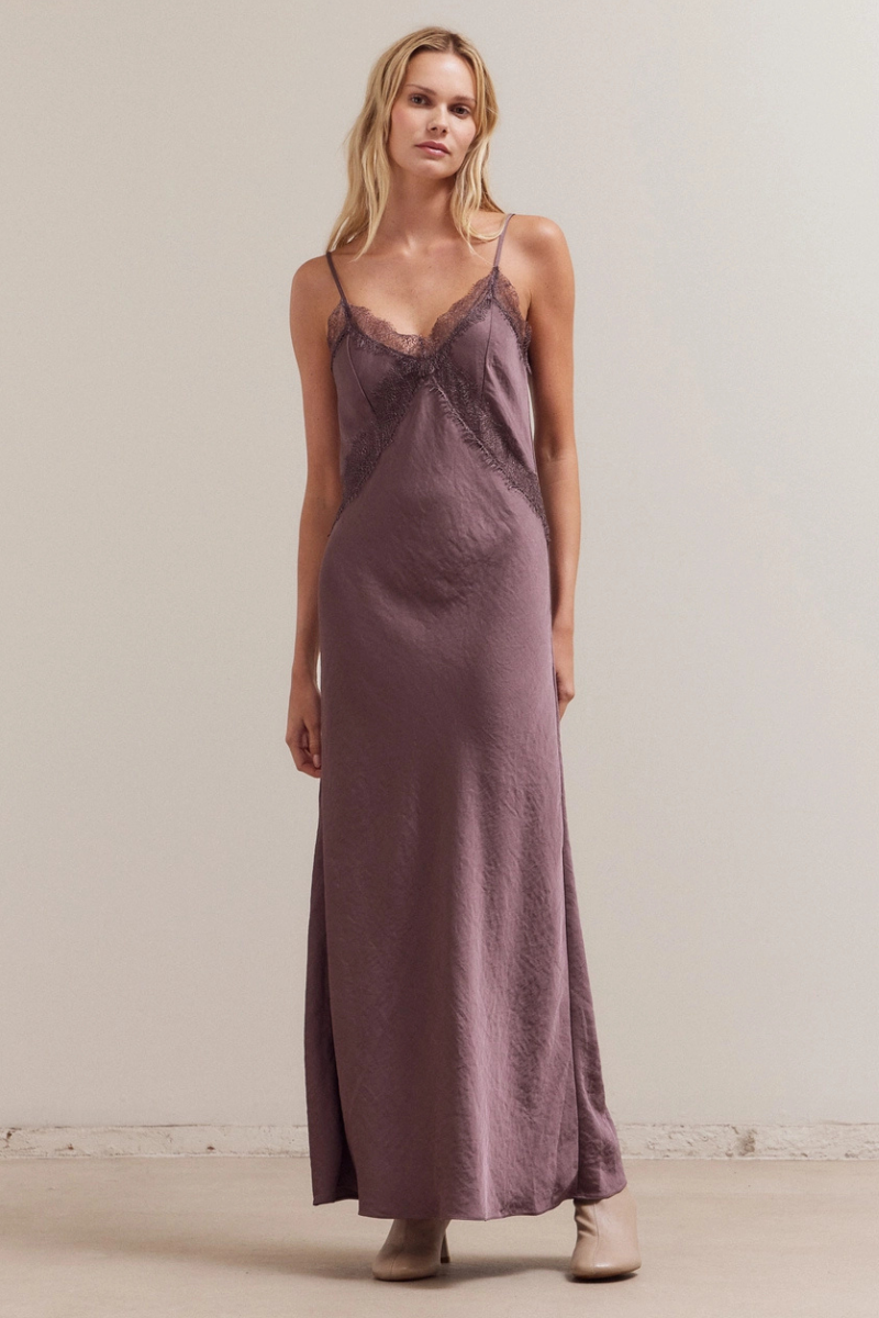Maxi Satin Dress