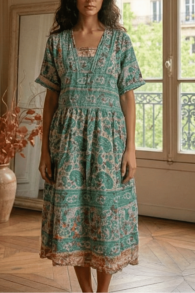 Blockprint Taigi Dress