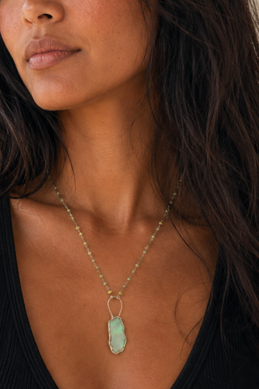 Raw Opal Ocean Necklace