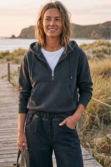 Women's French Terry 1/2 Zip Hoodie