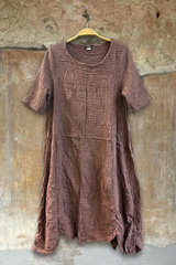 Cotton Crinkle Dress