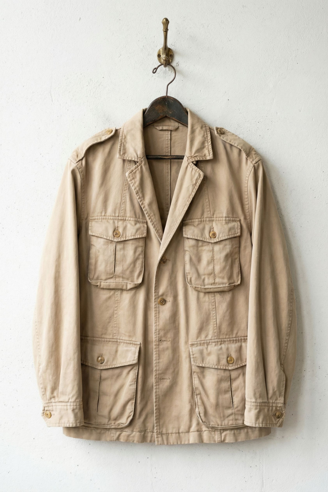 Vintage French Safari Jacket