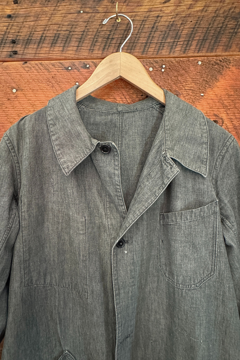 Vintage French Linen Work Coat