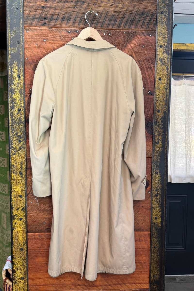 Vintage Man Style Paris Trench Coat