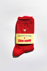 Embroidered Her Socks