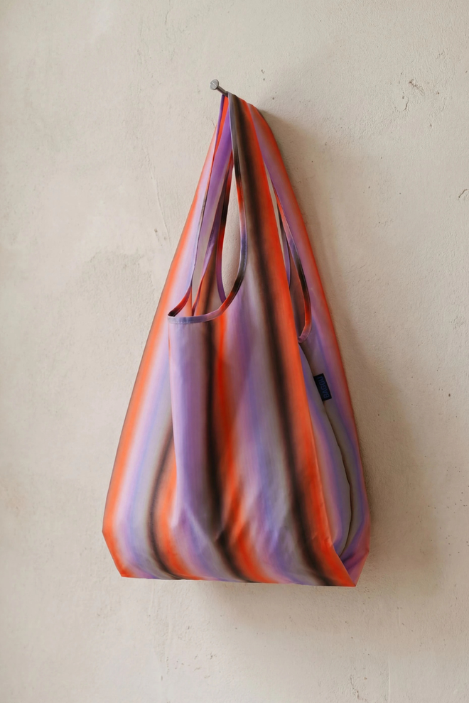 Standard Baggu Gradient Stripe Poppy & Lilac