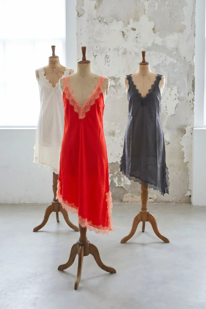 Linen Lace Dress