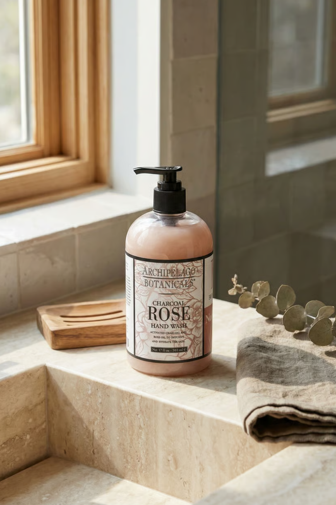 Charcoal Rose Hand Wash