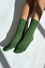 Modal Eyelet Socks