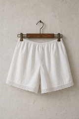 Eyelet Trim Shorts