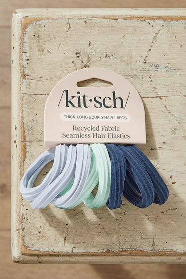 Recycled Seamless Hair Elastics 8pc Set
