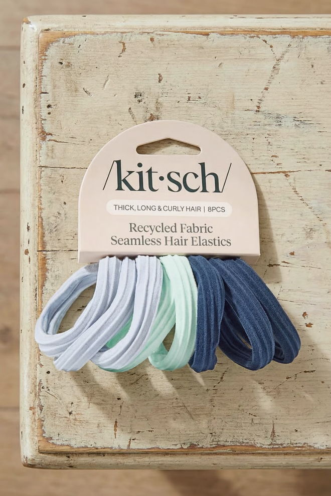 Recycled Seamless Hair Elastics 8pc Set