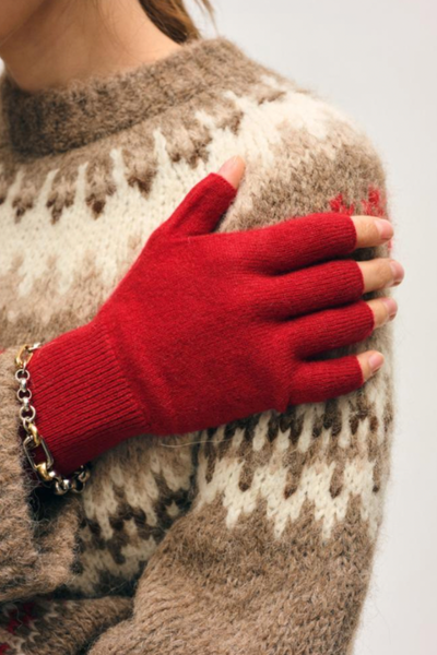 White + Warren Cashmere Fingerless Gloves – Studio Opal Boutique