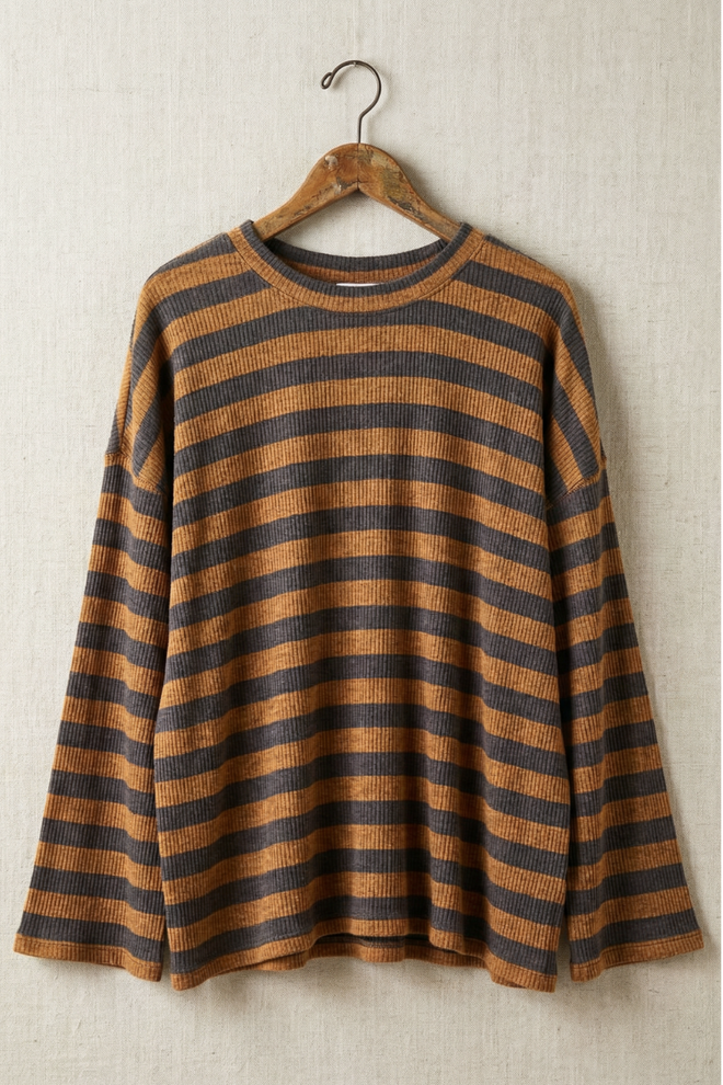 Knit Striped Pullover