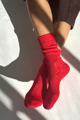 Modal Eyelet Socks