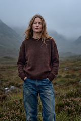 Cecile Crew Neck Mohair Sweater
