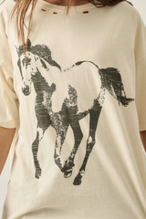 Vintage Horse Distressed Tee