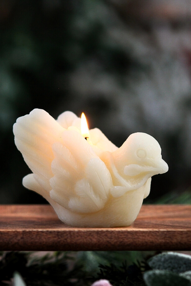 Peace Dove Candle