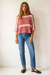 Stripe Crochet Layer