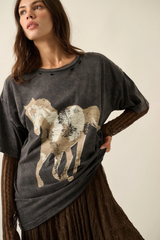 Vintage Horse Distressed Tee