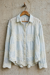 Embroidery Edge Shirt