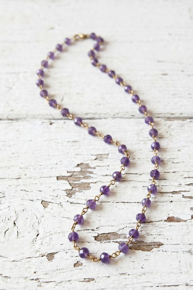 Amethyst Layering Chain